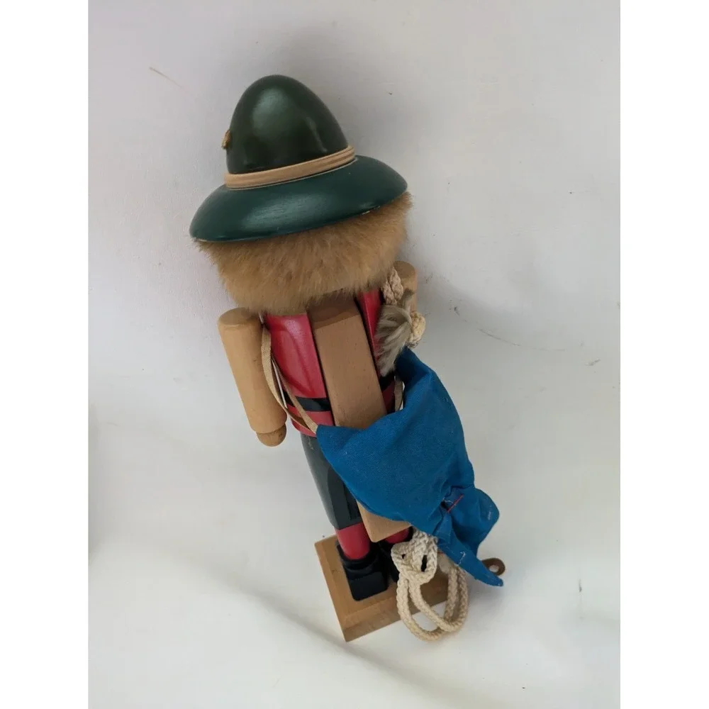 Steinbach Mountain Alpine Climber Nutcracker Rope Axe Pole Germany 14.5 Inch